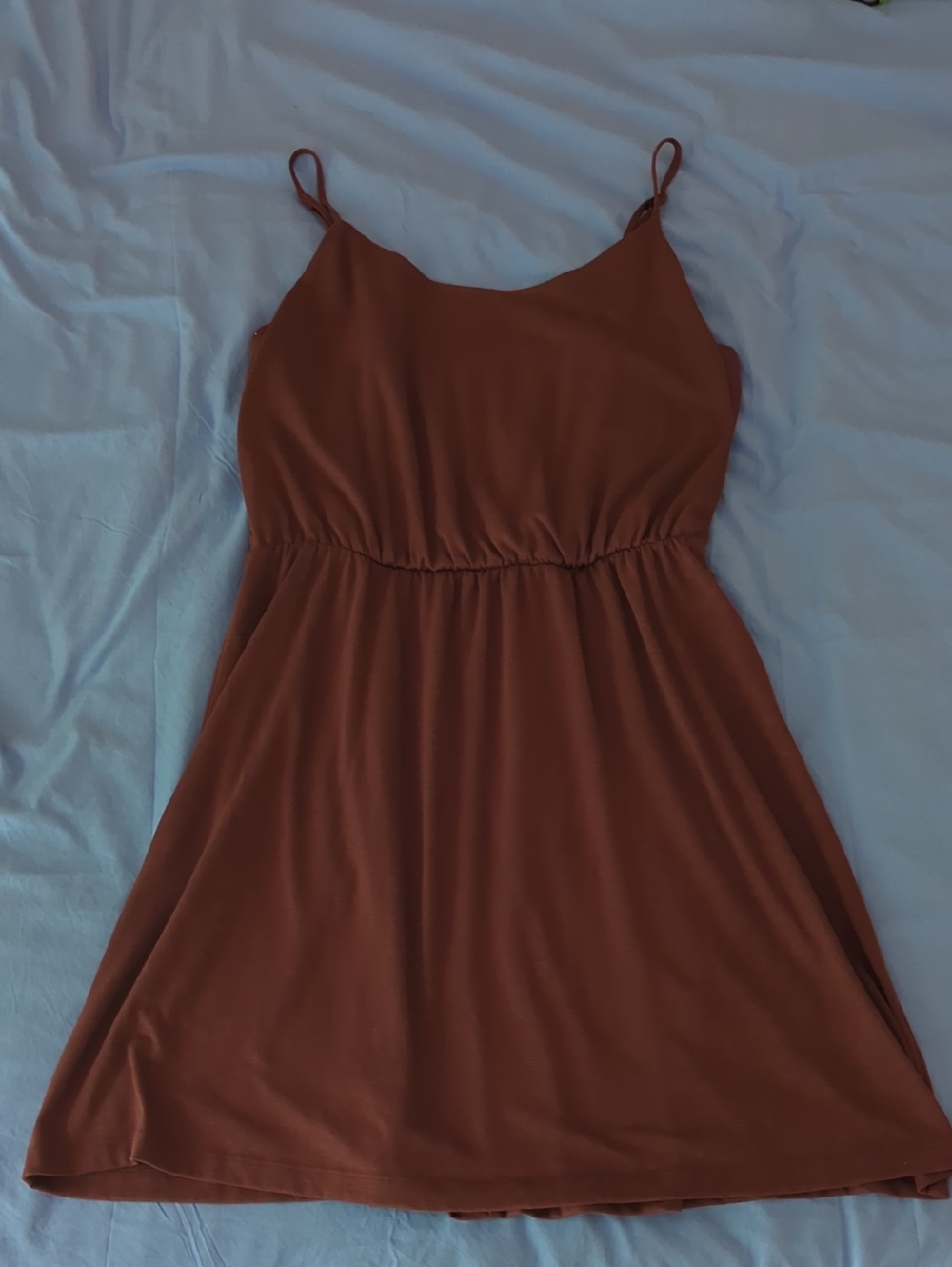 Old Navy Chocolate Brown Spaghetti-Strap Mini Dress